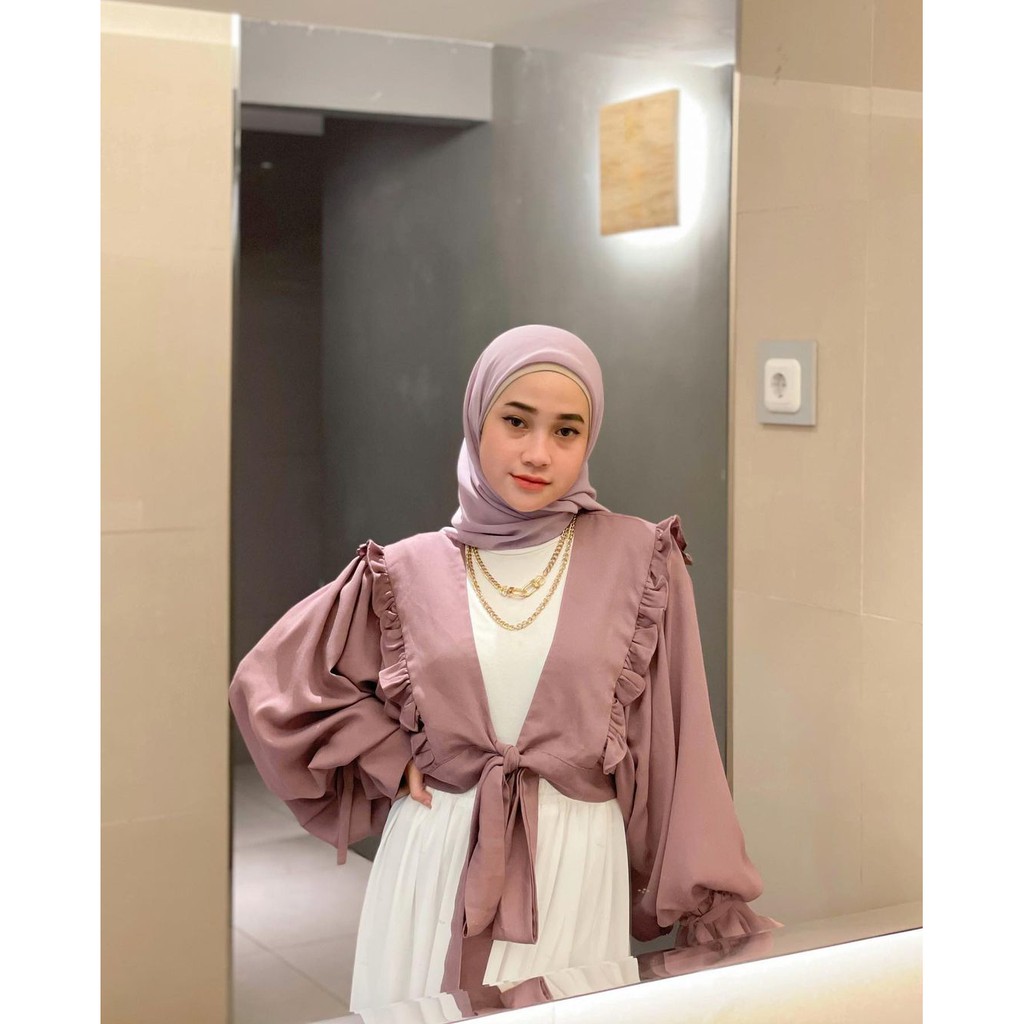 [ Bisa Cod ] Miranti Outer Outerwear Cardigan Muslim Termurah Aprilia Kardigan