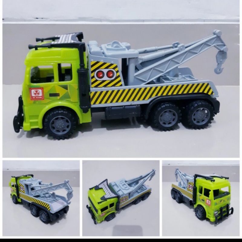 Mainan Truk Derek - Miniatur Mobil Truck Towing Anak Laki Cowok