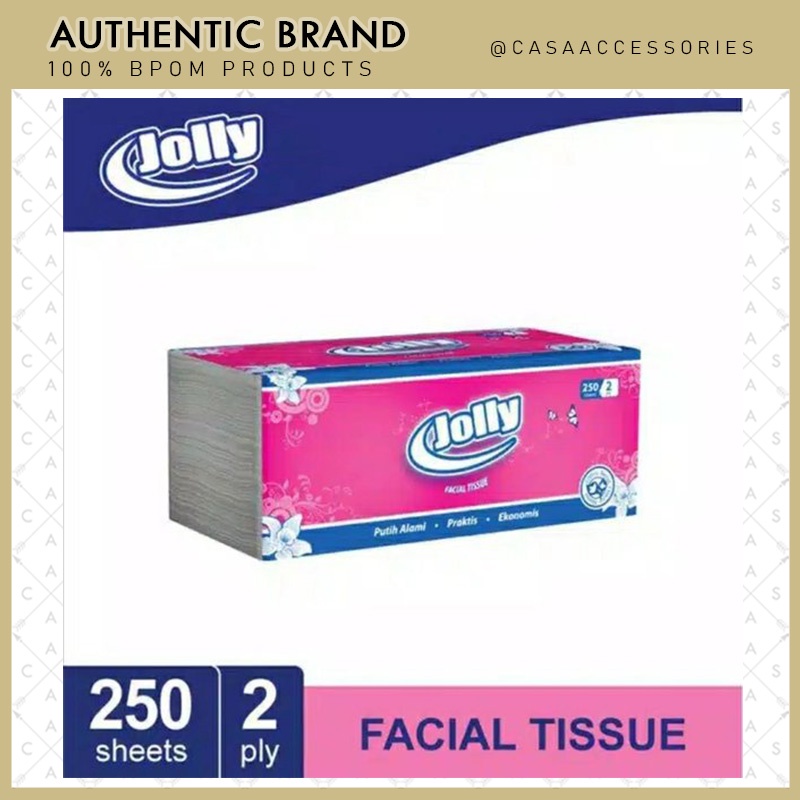 Tisu Jolly 250 sheet 2 ply / facial tissue Jolly 250sheet