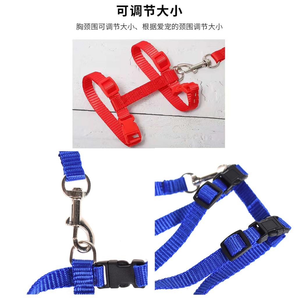 Pet Harness H Dog Cat / Tali Tuntun Hewan Anjing Kucing Musang