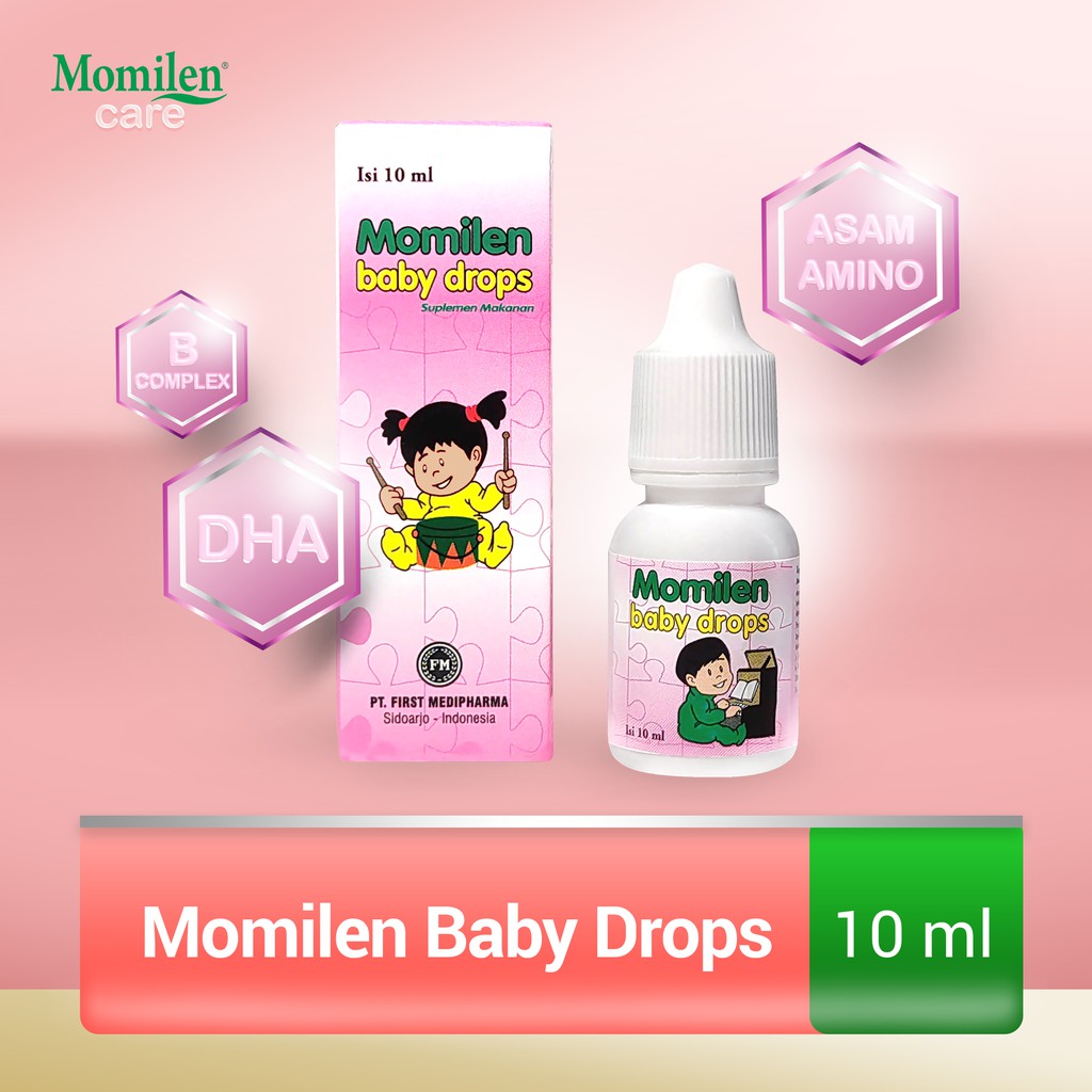 MOMILEN BABY DROPS 10ml / MPASI / DHA / AA / B Complex / Vitamin Tetes