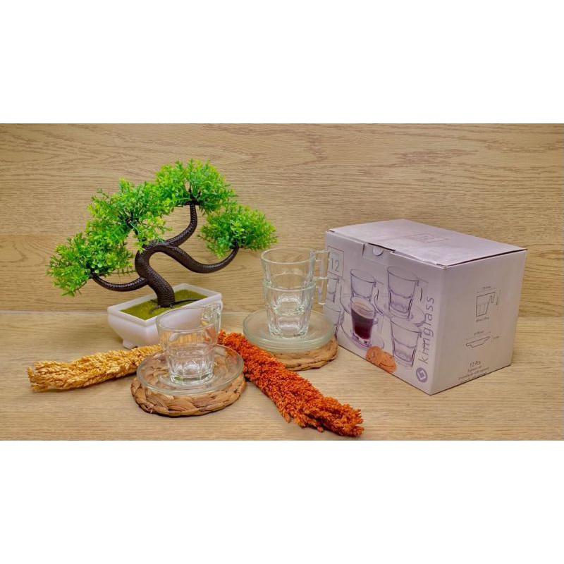 Gelas Kaca kimglass 6 set