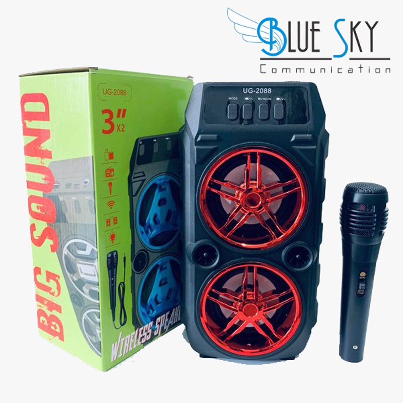 SPEAKER AKTIV BLUETOOTH PLUS MIC UG-2088 KARAOKE