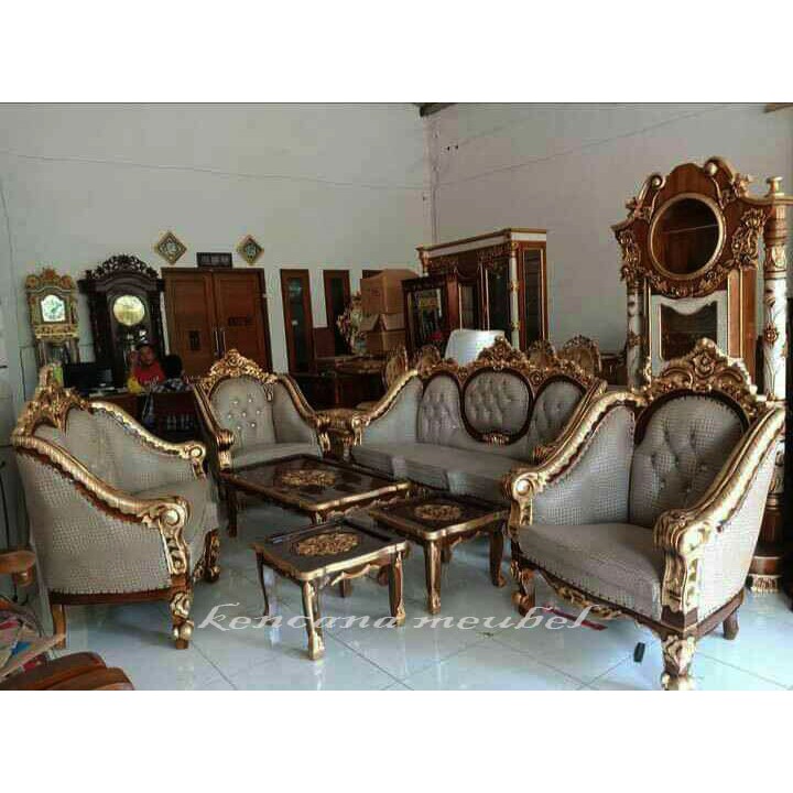 Kursi Tamu  Sofa Mewah Modern/Kursi Ruang Tamu Ukir Jepara