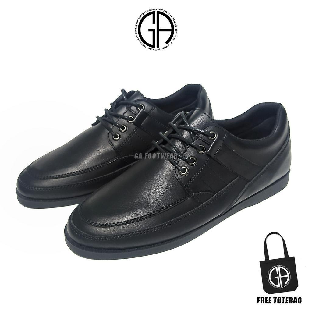 GA FOOTWEAR Flayor - Sepatu Formal Pantofel Kasual Kerja Kantor Kulit Kondangan