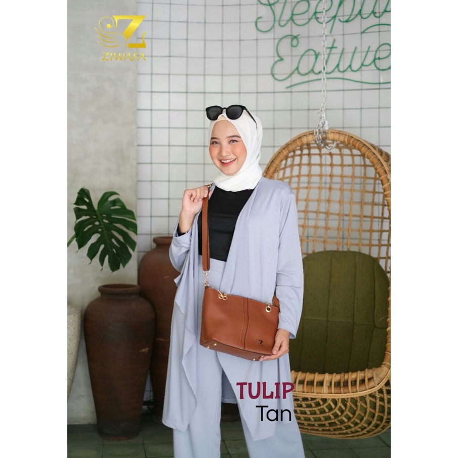 TULIP BAG ORIGINAL BY ZIWAFA OFFICIAL TAS SELEMPANG WANITA DEWASA FASHION STYLE BAHU HANDBAG SHOULDE