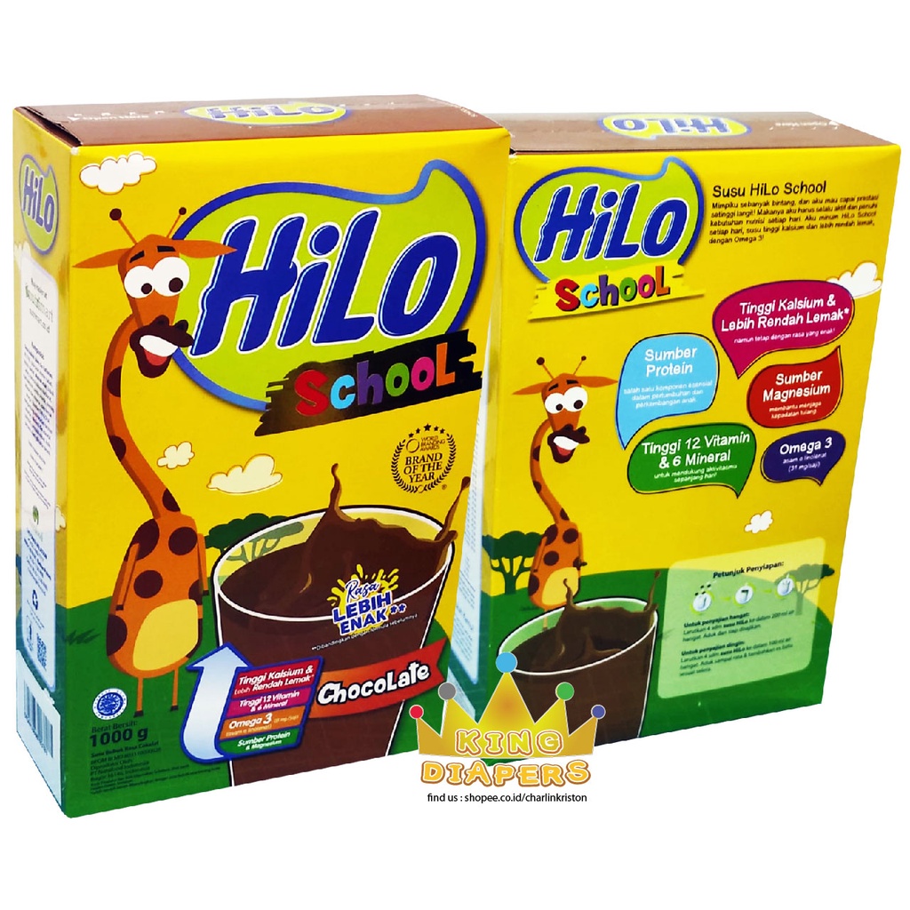 

Hilo School Rasa Coklat 1000gr Chocolate 1000 gr 750 gram 750gr