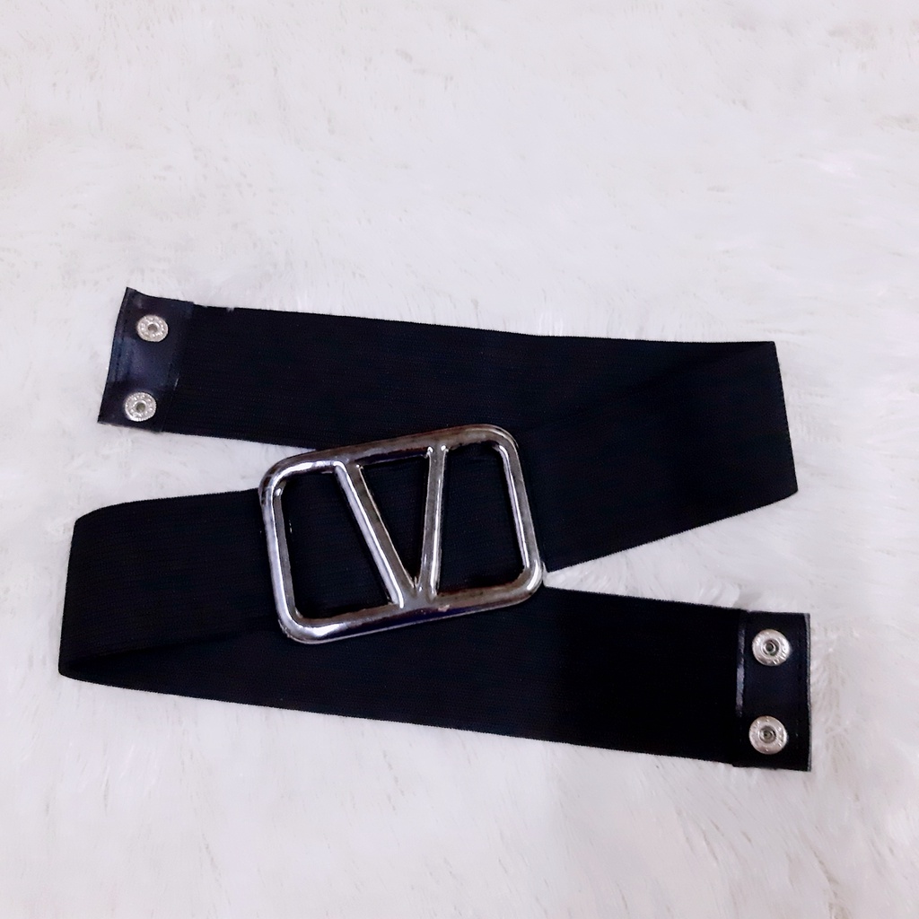 belt V karet/gesper wanita/belt karet/ikat pinggang fashion wanita