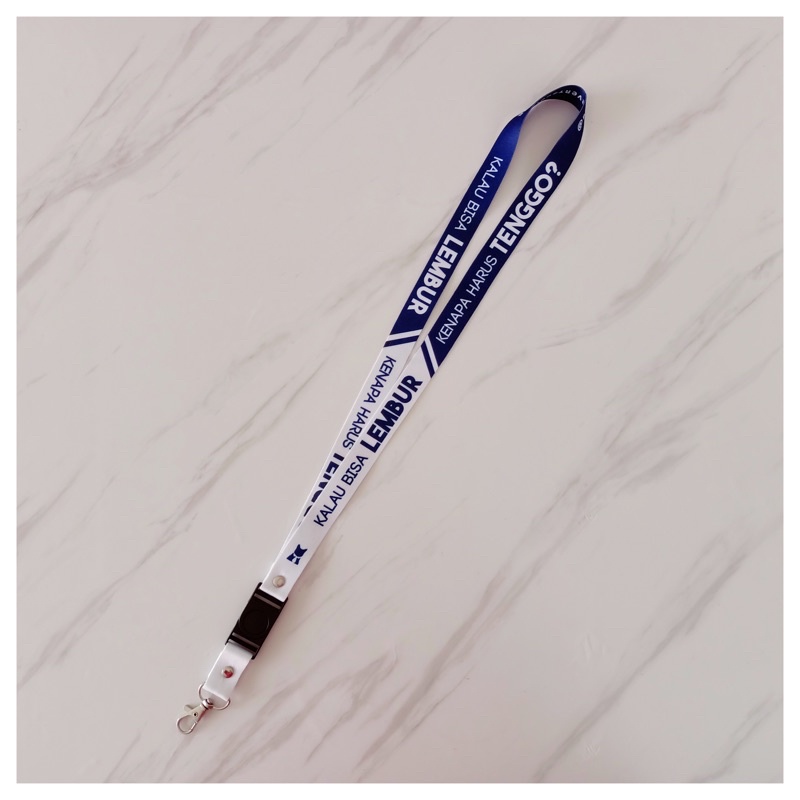 

Lanyard/Gantungan ID Card - Kalau Bisa Lembur Kenapa Harus Tenggo