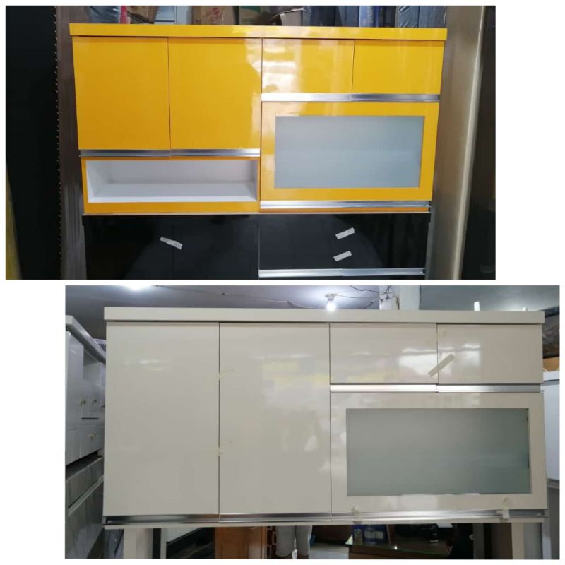 Rak Piring Gantung HPL / Kitchen set atas HPL 150 CM