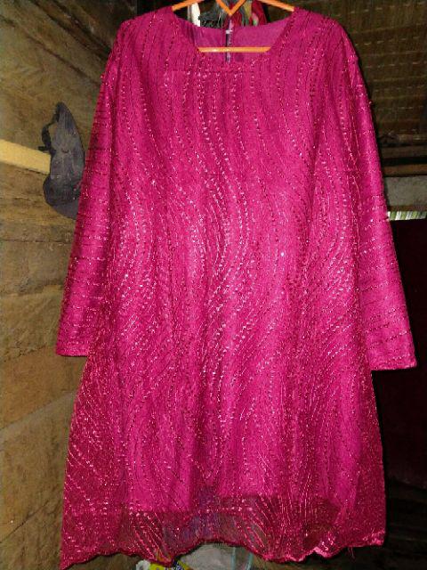 Maura Couple - Sania Ruffle Batik Couple Ori Ndoro Jowi Garansi Termurah Shopee - Batik Modern Solo