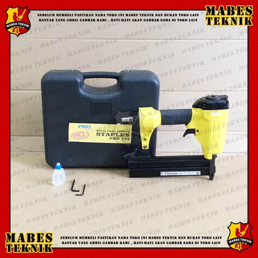 

STAPLES ANGIN HL PRO T50 / BOX STAPLES / MESIN PAKU TEMBAK STAPLER H&L