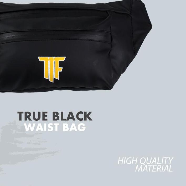 Moral Flat Waistbag-Tas Pinggang-True Black Series-Water Proof ✹