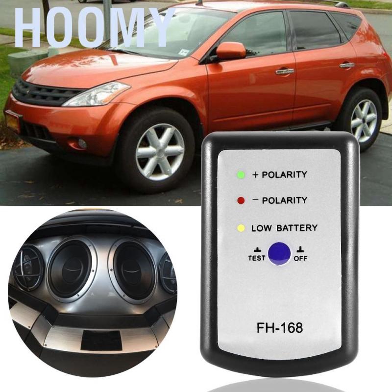 Polarity Tester Car Detector Black Audio Speaker PH Phase Meter Phasemeter