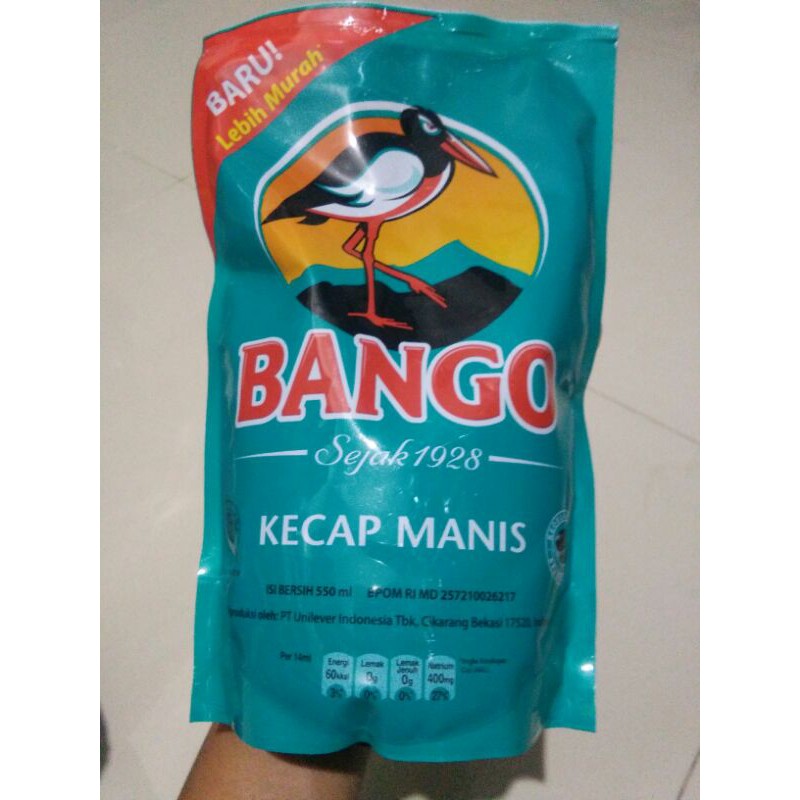 

Kecap bango 550ml refil