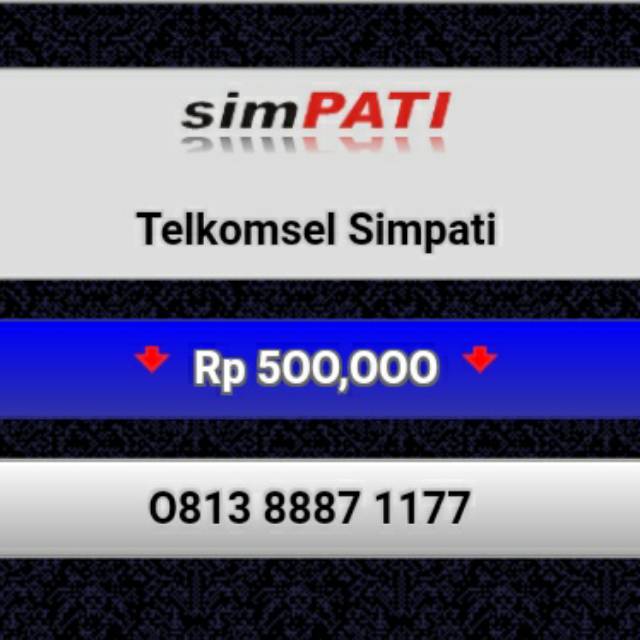 NOMOR CANTIK SIMPATI 0813 8887 1177