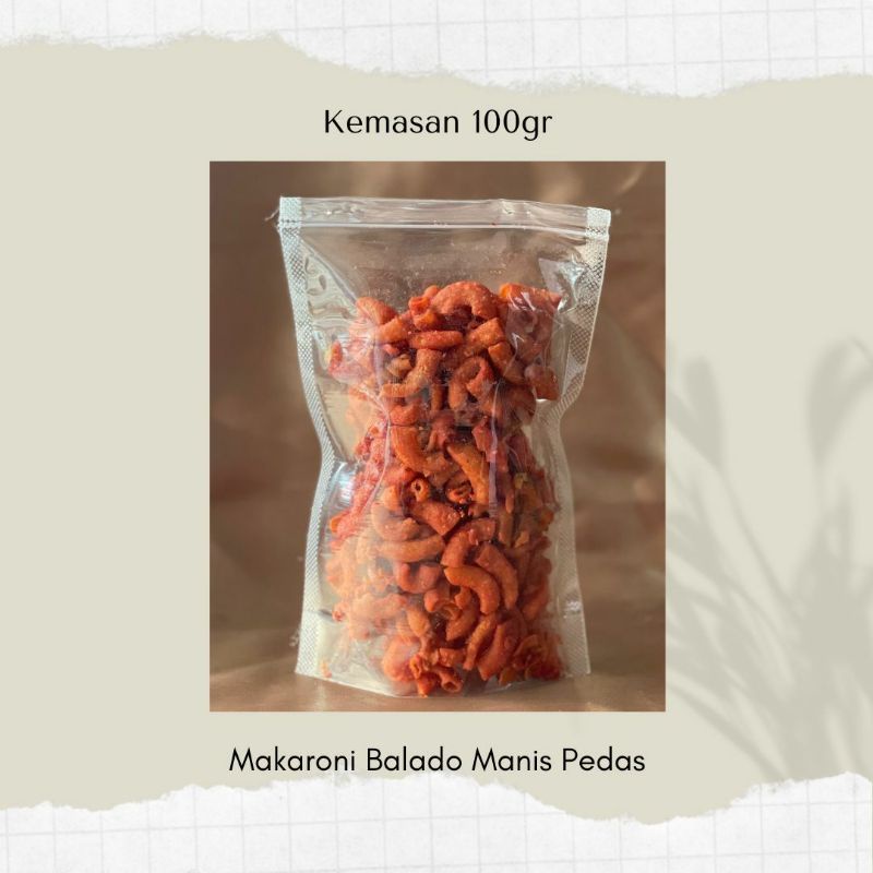 

Makaroni Pedas Balado 100gr