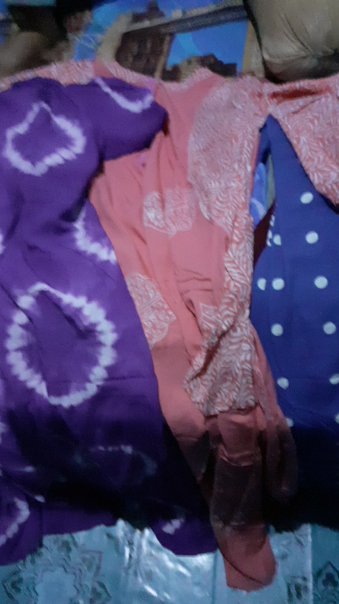 Gamis Batik Eksklusif Abstrak