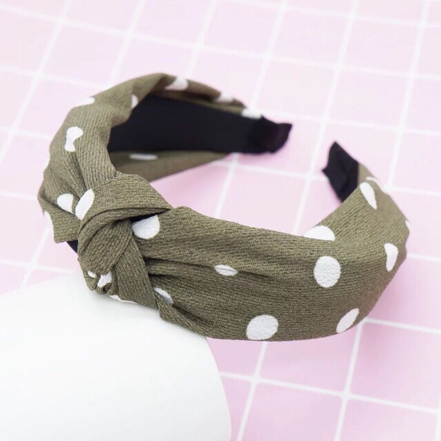 DS B10 BANDANA MOTIF BANDO SIMPUL AKSESORIS RAMBUT WANITA BANDO ALA KOREA IMPORT MURAH