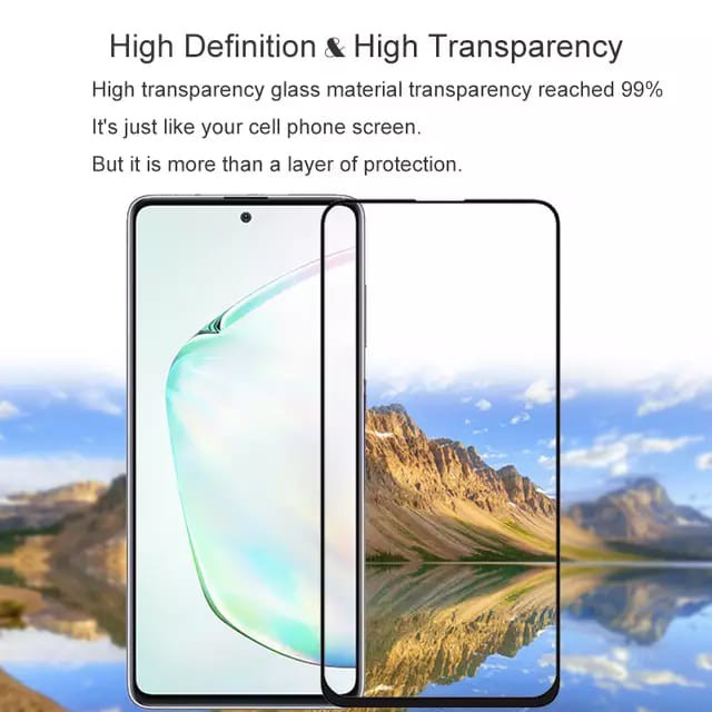 Samsung S10 Lite 2020 Tempered Glass 5D Full Screen Full Cover