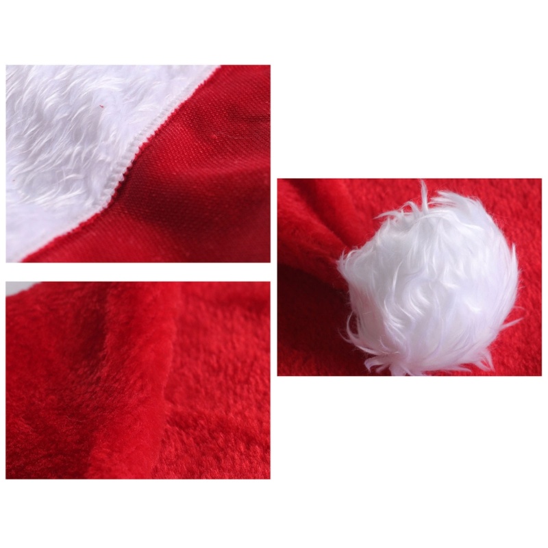Ornamen Topi Santa Claus Warna Merah Untuk Pesta Natal