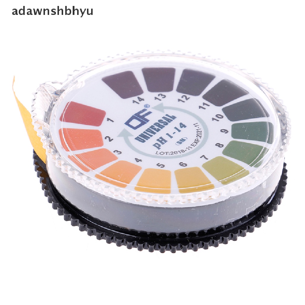 Adawnshbhyu 1Roll/5m strip Tes Indikator ph Laboratorium 1-14 Kertas Lakmus alkaline acid