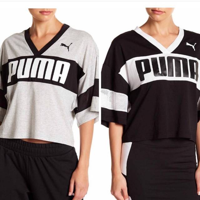 puma urban sports cropped tee