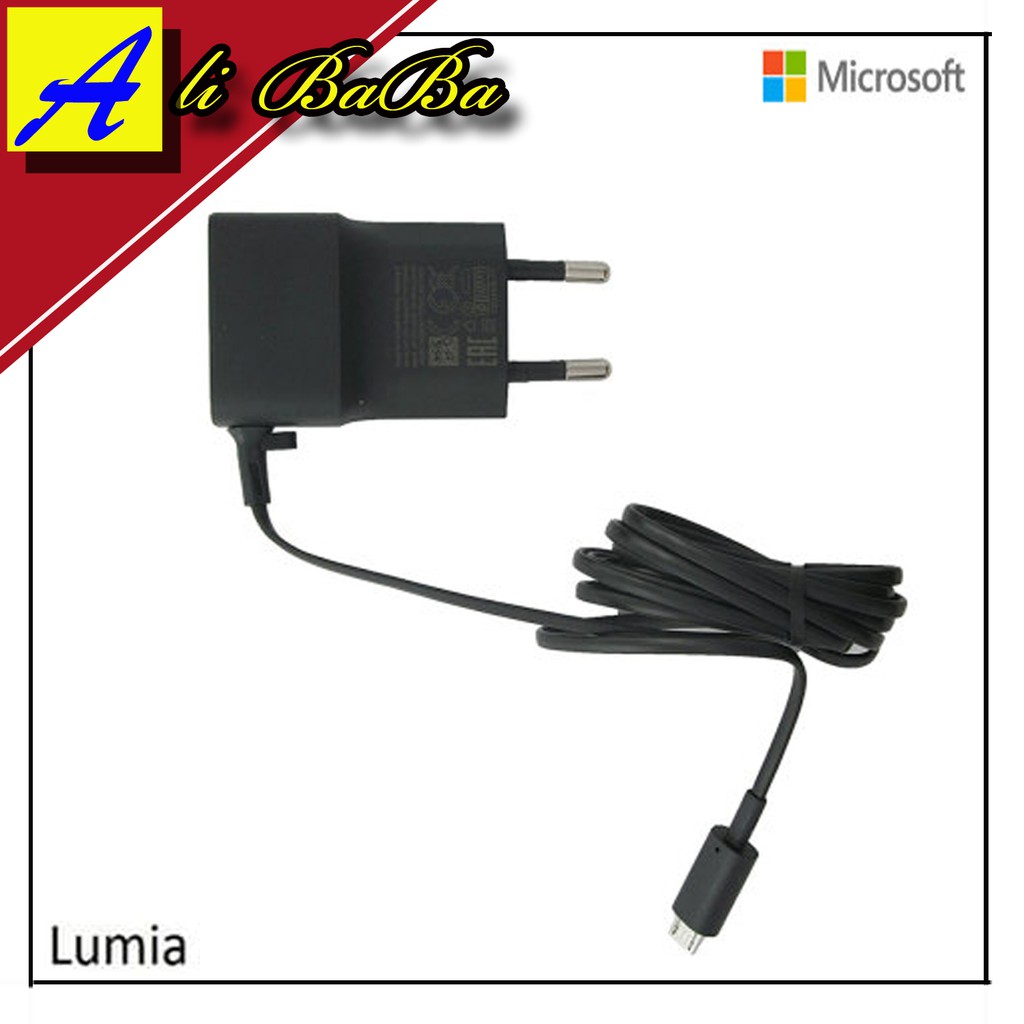 Travel Charger Handphone Nokia Micro USB AC-18E Lumia 535 540 640 XL X X2 Cas HP Casan Nokia