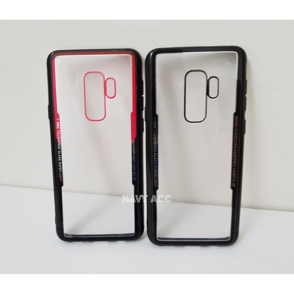 Case Samsung S9 Plus Clear Toughened - Cover S9 Plus Transparan