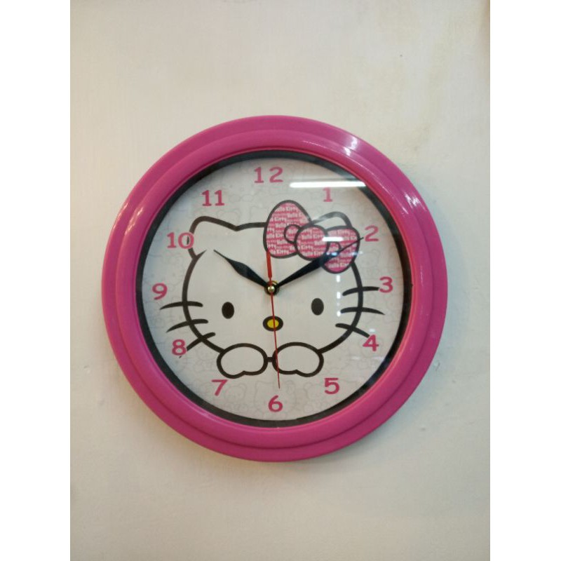 Jam dinding karakter Hello Kitty
