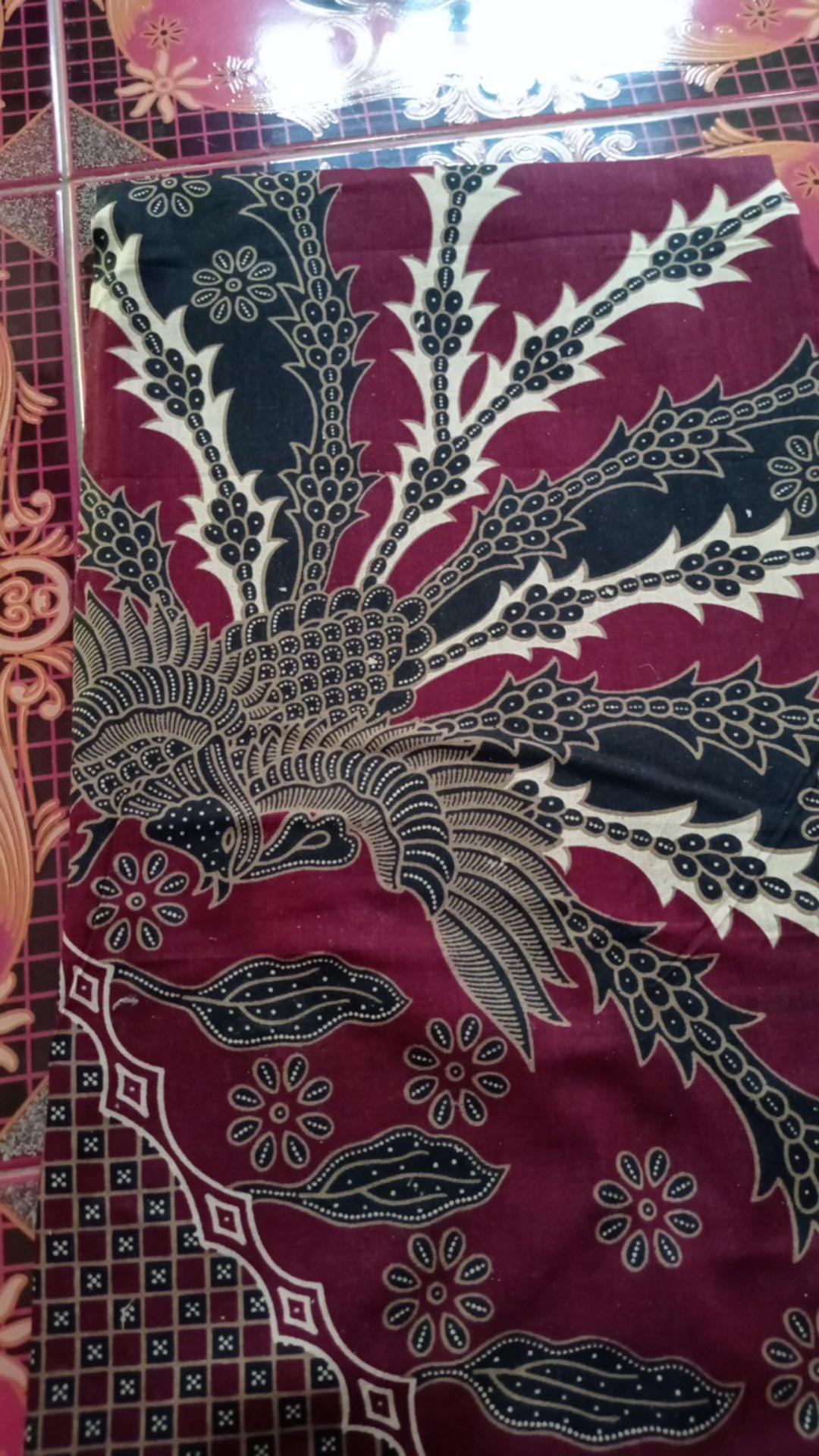 Cod. Tunik Batik Serut Busui Resleting Depan Terlaris