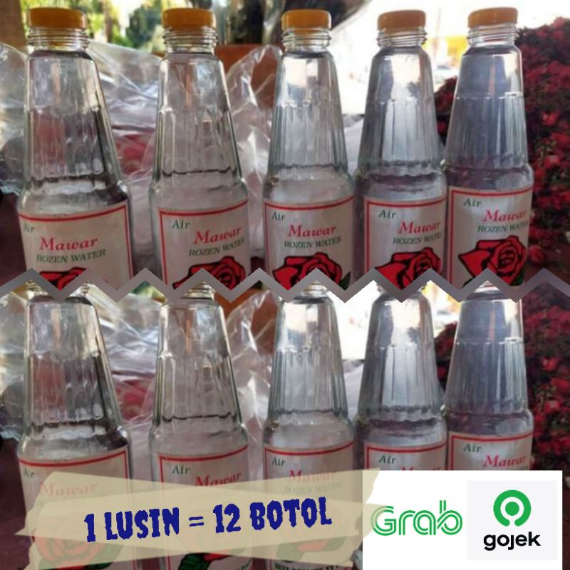 air mawar ziarah makam 1 lusin (12 botol)