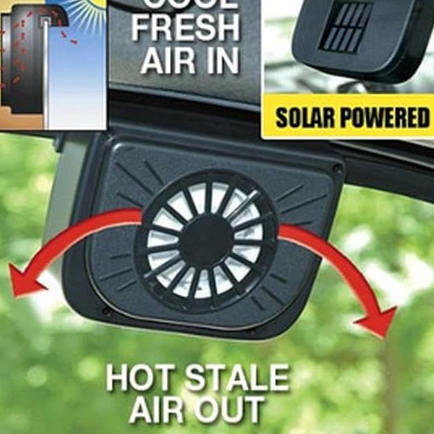 ✯ AUTO COOL FAN MOBIL - KIPAS ANGIN MOBIL TENAGA SURYA ✽