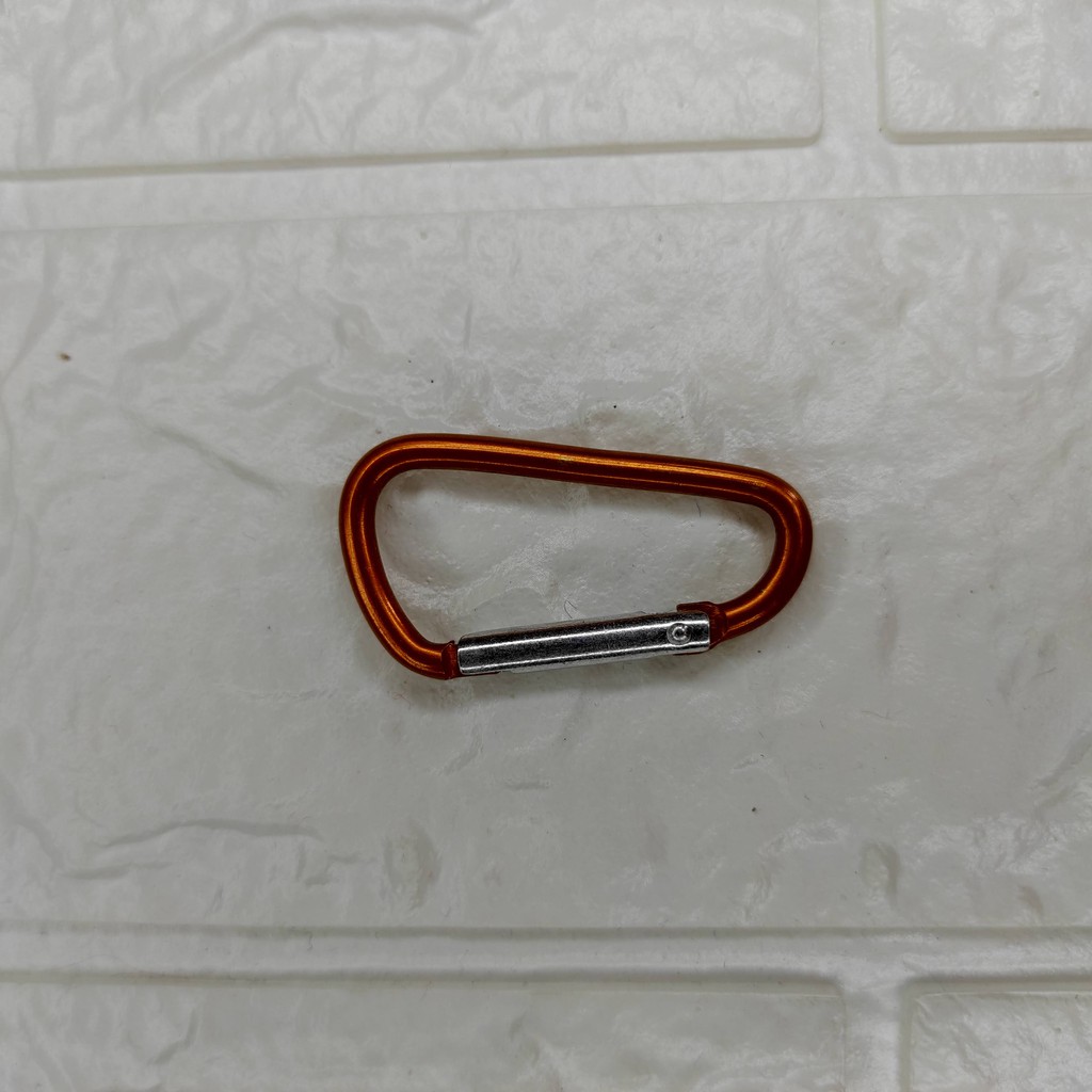 Carabiner D 5D Polos Karabiner Gantungan Kunci Keychain Buckle Mini quick release murah