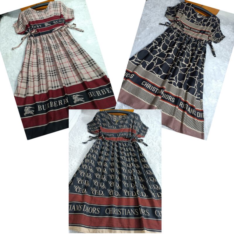 Angelica kimono dress/dress kimono/dress rayon/daster kimono/daster rayon super  (motif DR)