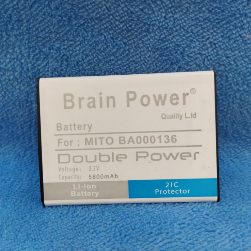 baterai batre Mito BA000136 double power