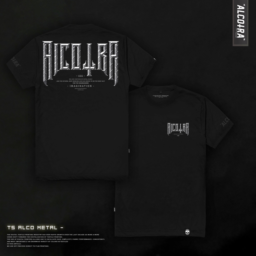 TS ALCO METAL // T-SHIRT ALCOTRA METAL FONT
