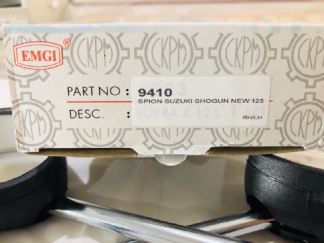 Spion motor SHOGUN 125 drat 12 Standard kualitas Ori Merk EMGI-1