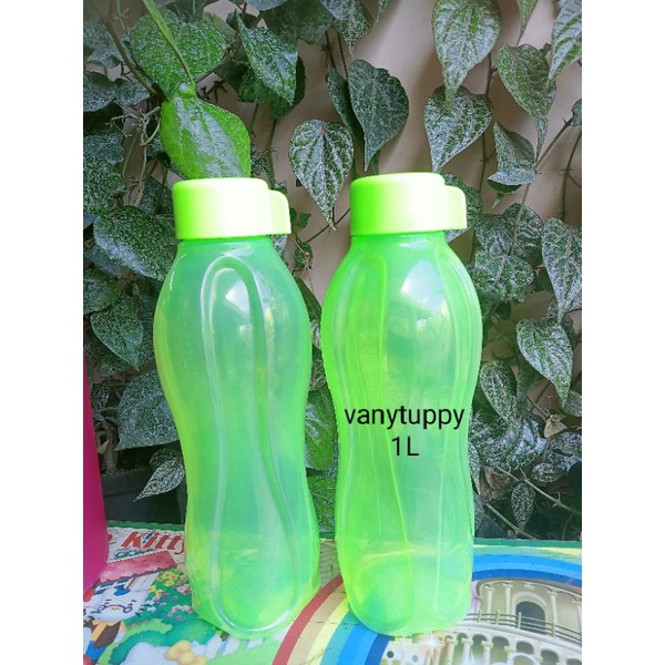 botol minum botol eco tutup ulir/putar 1 liter Tupperware satuan