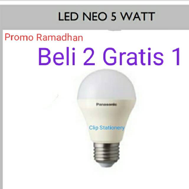 Lampu LED NEO Panasonic 5 Watt