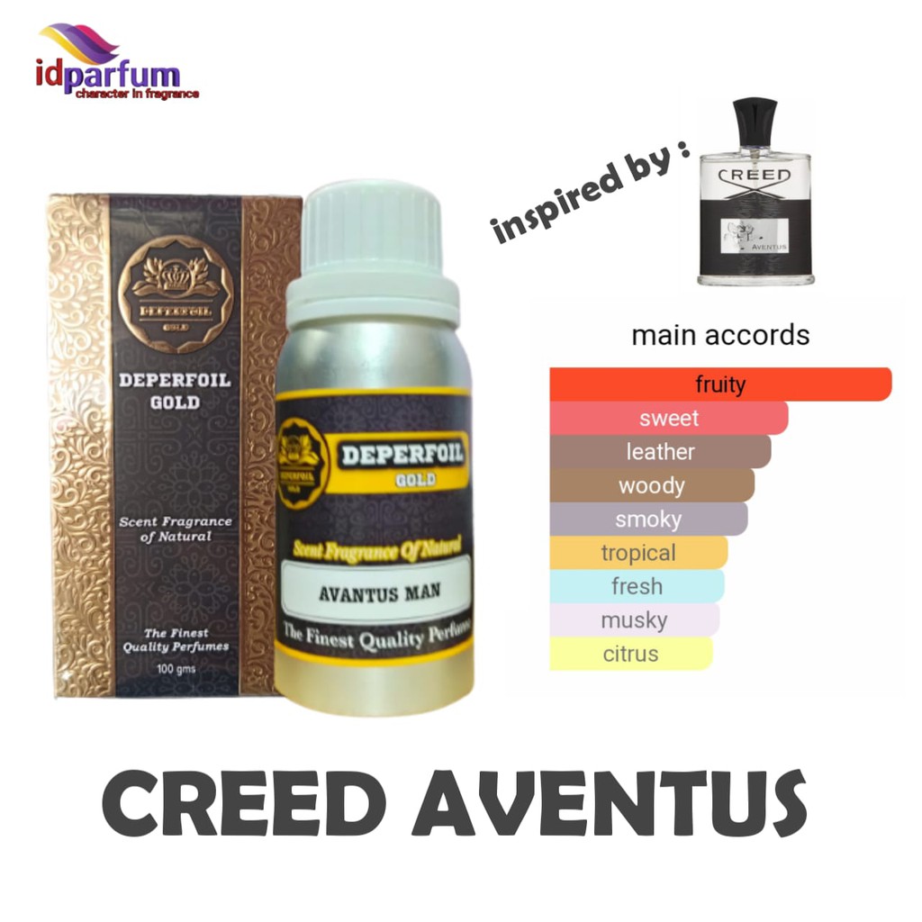 parfum Creed aventus  - Super Bibit Parfum Ori AVENTUS 100 ml Non Alkohol by deperfoil gold