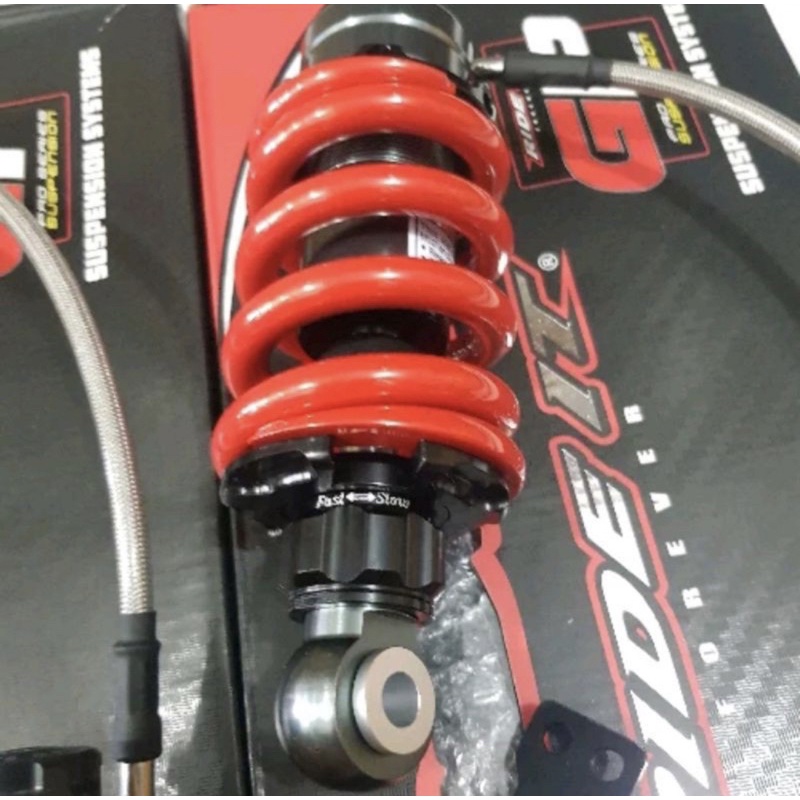 Monoshock Ride It GP103 Mx King / Monoshock Ride It Tabung Pisah Jupiter Mx Old New Double Klik Tabung Fleksible - Charmoto