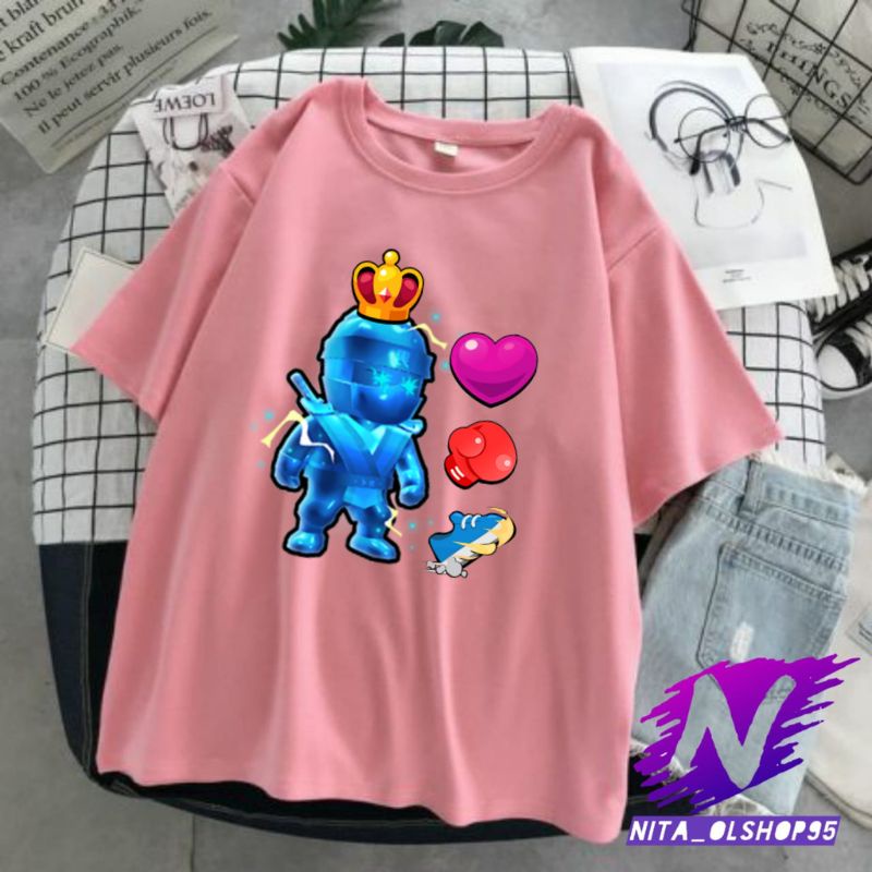 baju anak stumble guys kaos stumble guys ninja elektro