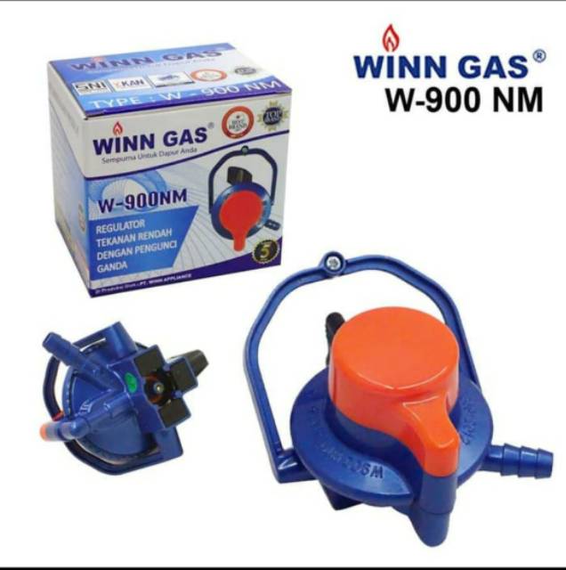 Winn Gas W 900 NM  , regulator winn gas ,  Regulator win gas tanpa meter ,   W 900 NM