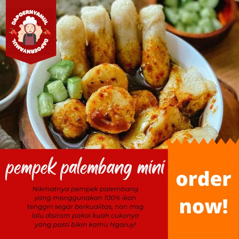 

PEMPEK PALEMBANG MINI IKAN TENGGIRI ASLI