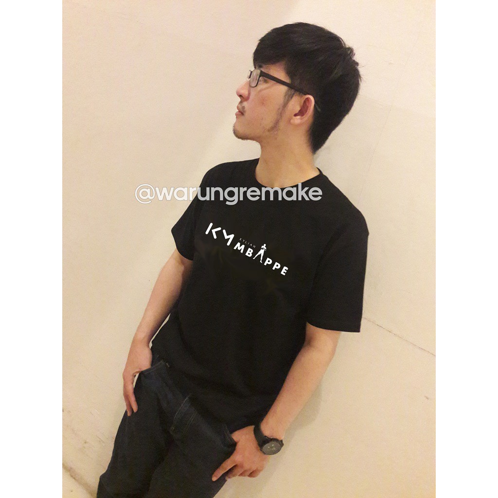 BAJU KAOS PSG MBAPPE LOGO