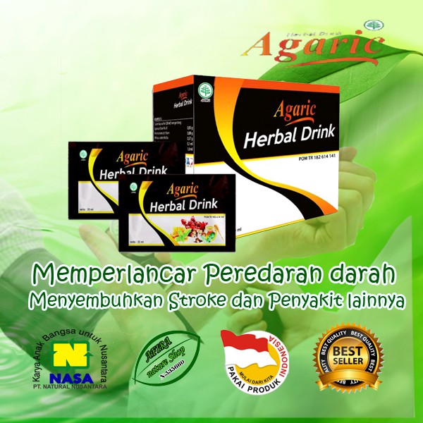 Agaric Herbal Drink Nasa Shopee Indonesia