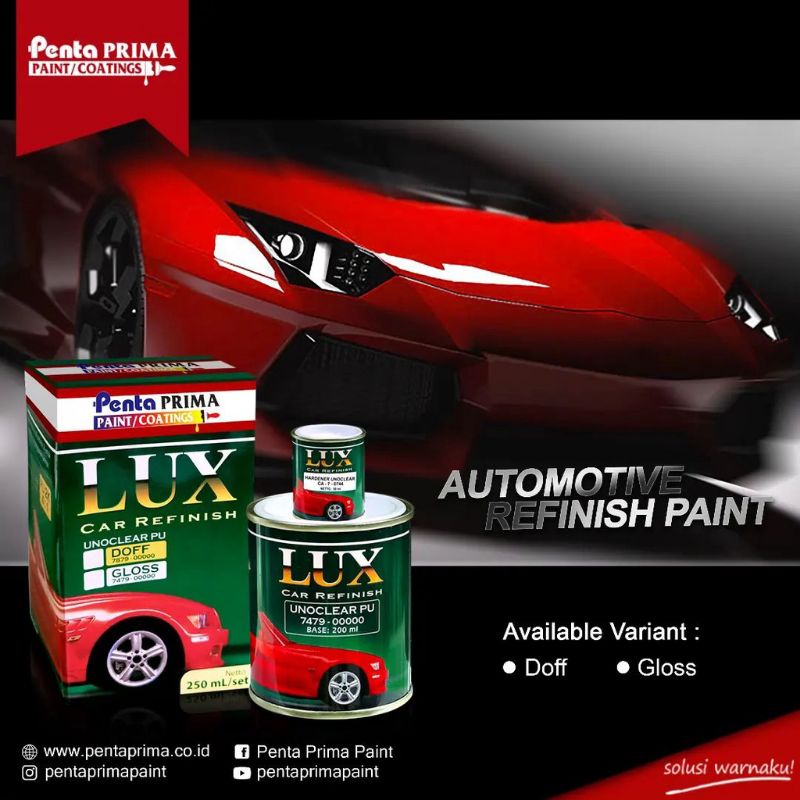 CLEAR GLOSS LUX 250 ml / Clear Motor/Clear Gloss/Clear Penta Super Gloss/clear