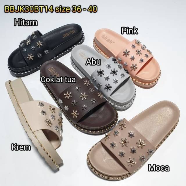 SANDAL JELLY BARA BARA WEDGES