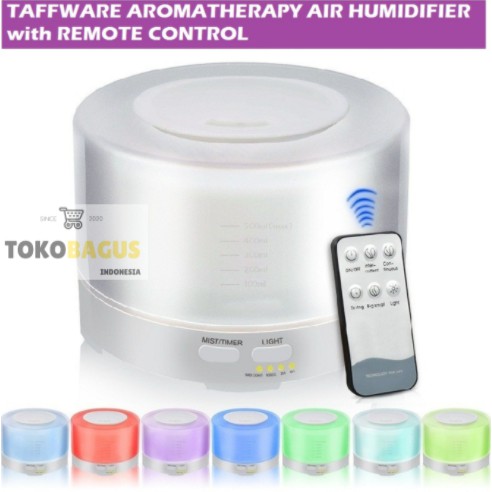 Taffware Aromatherapy Air Humidifier 7 Color 300ml - 500ml with Remote Control